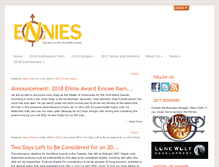 Tablet Screenshot of ennie-awards.com